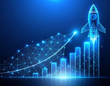 digital-rocket-launching-symbolizing-business-growth-success